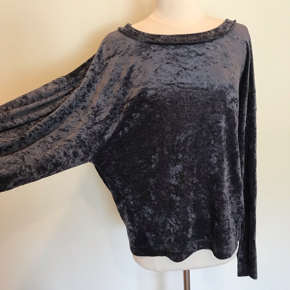 Free People Velvet Dolman Style Shirt - Picture 3 of 6